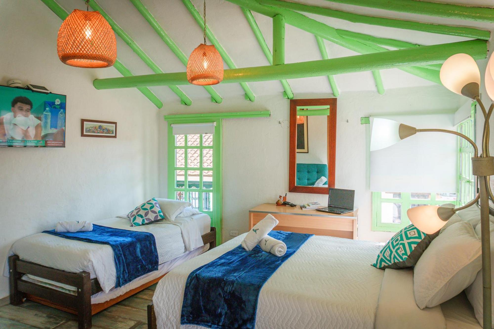 Apartamentos Y Habitaciones Le Colibri - Villa De Leyva Dış mekan fotoğraf