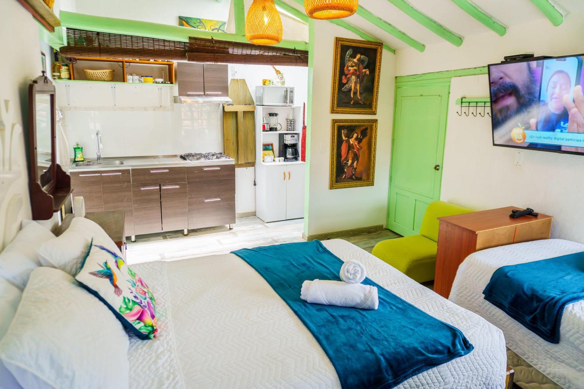 Apartamentos Y Habitaciones Le Colibri - Villa De Leyva Dış mekan fotoğraf