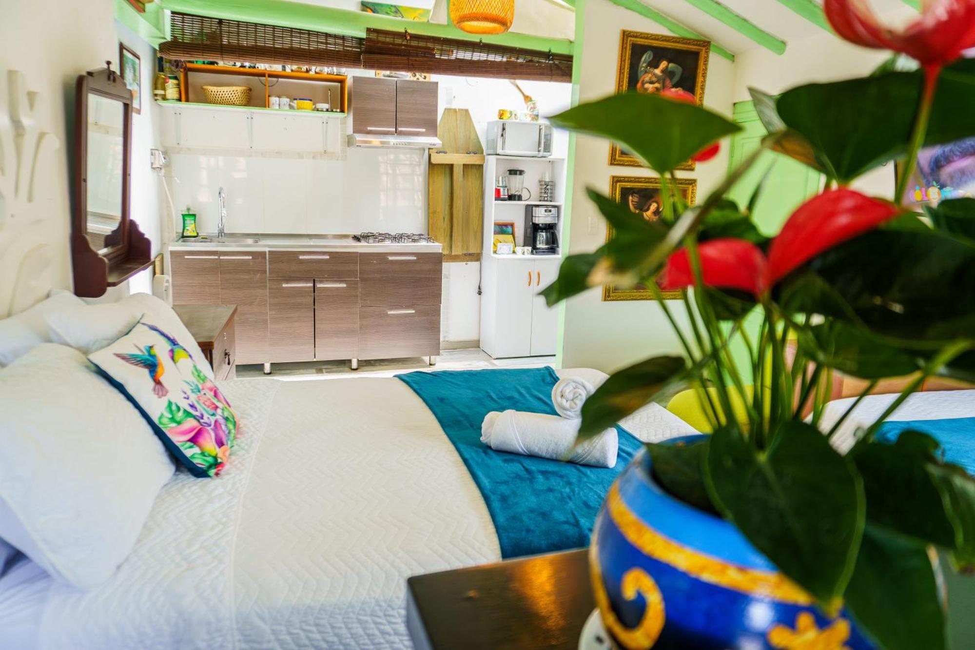 Apartamentos Y Habitaciones Le Colibri - Villa De Leyva Dış mekan fotoğraf