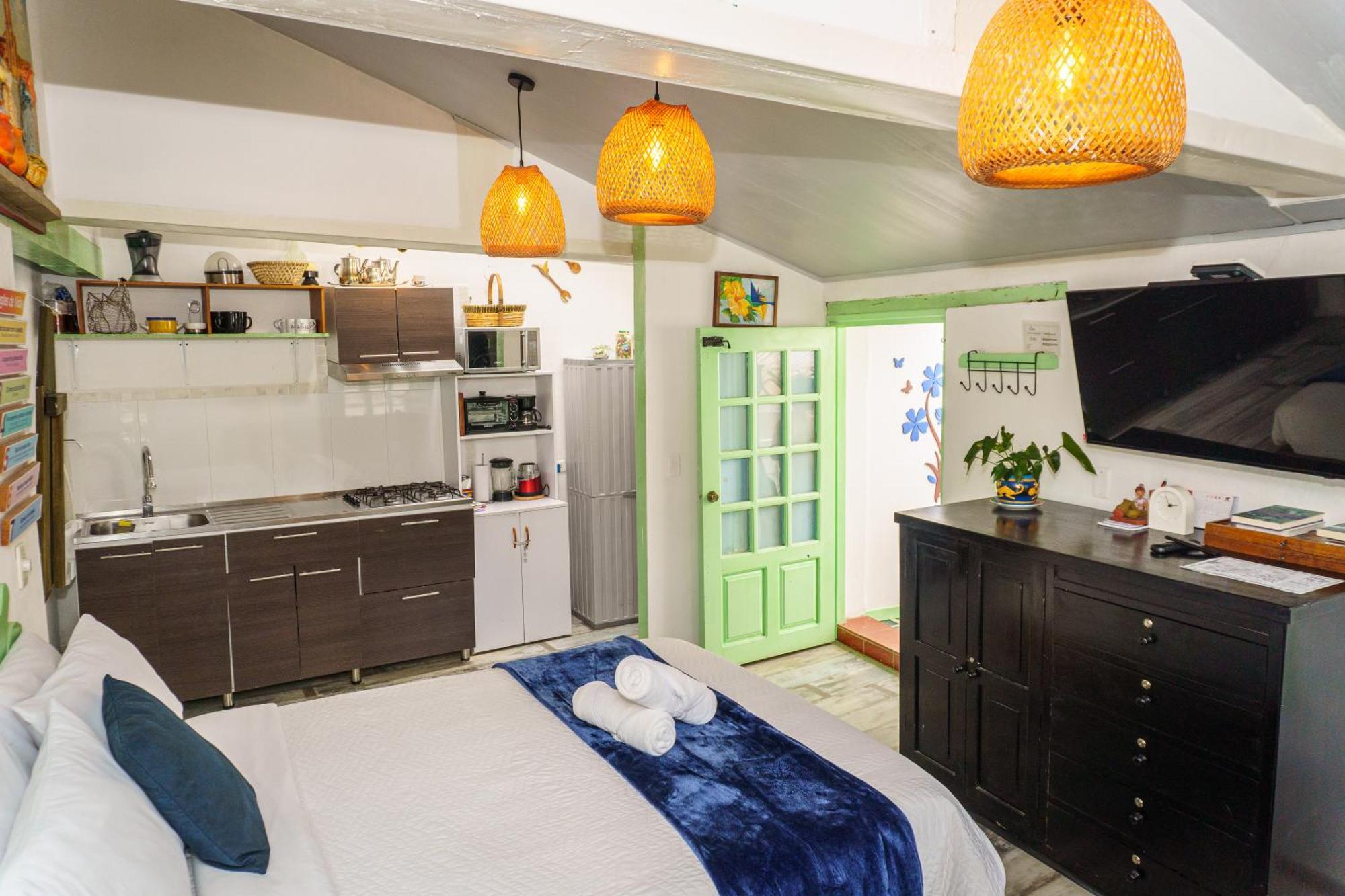 Apartamentos Y Habitaciones Le Colibri - Villa De Leyva Dış mekan fotoğraf