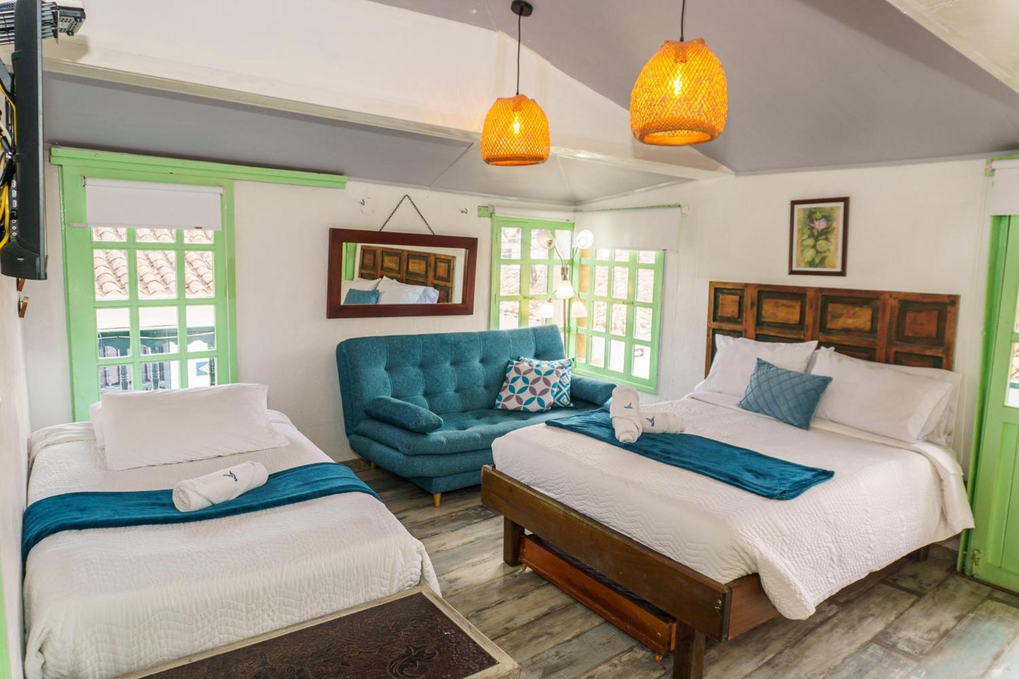 Apartamentos Y Habitaciones Le Colibri - Villa De Leyva Dış mekan fotoğraf